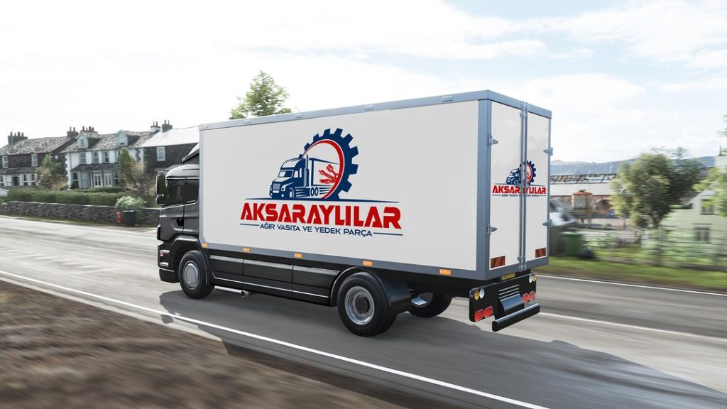 Aksaraylılar kurumsal araç giydirme tasarımı kamyon uygulaması