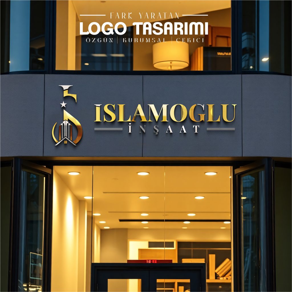 İslamoğlu İnşaat Logo Tasarımı – Bir Tık Logo tarafından hazırlanan tekli portfolyo çalışması