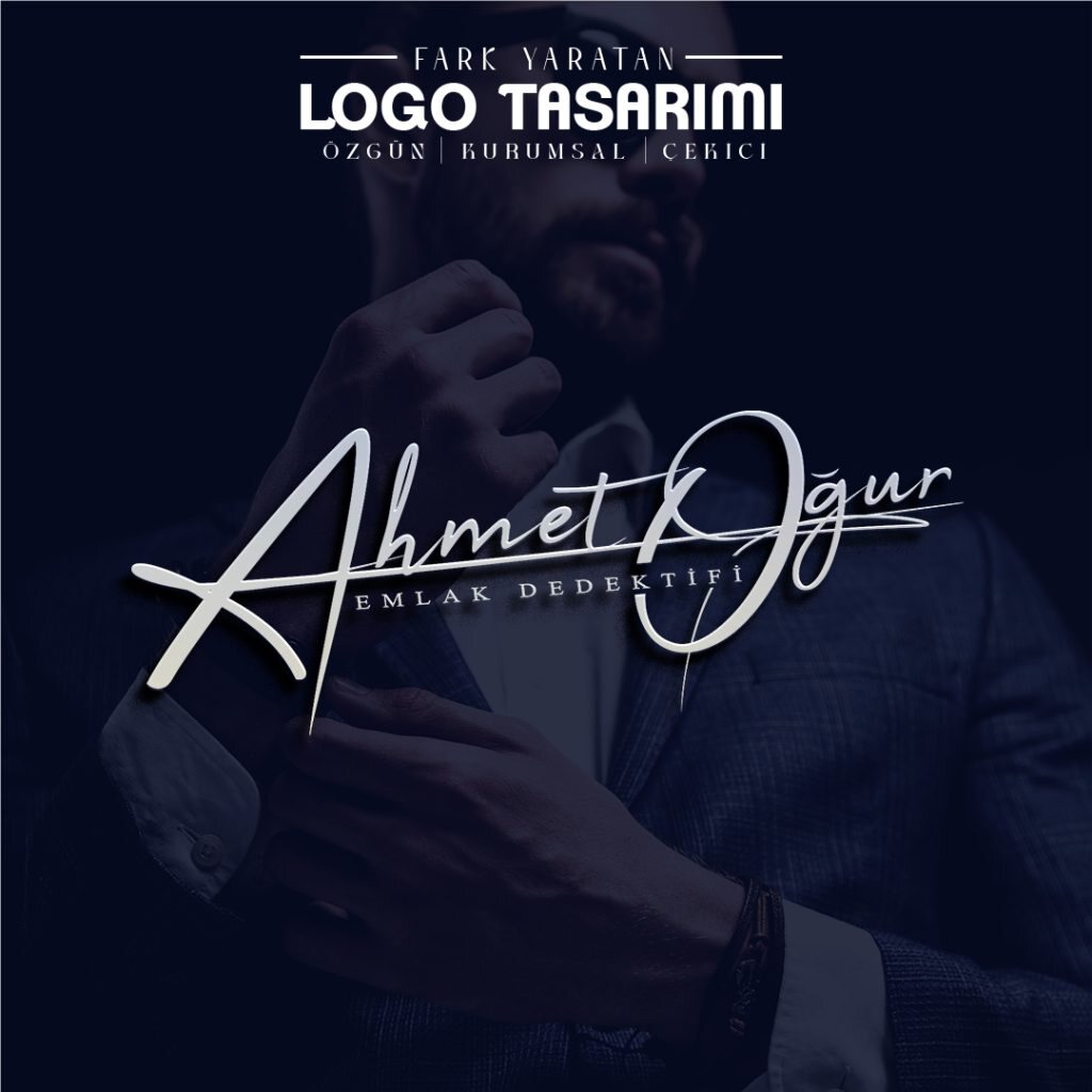 Ahmet Uğur Emlak Dedektifi Logo Tasarımı – Bir Tık Logo tarafından hazırlanan tekli portfolyo çalışması