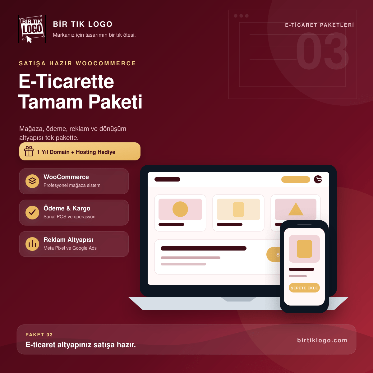 E-Ticaret Sitesi Paketi