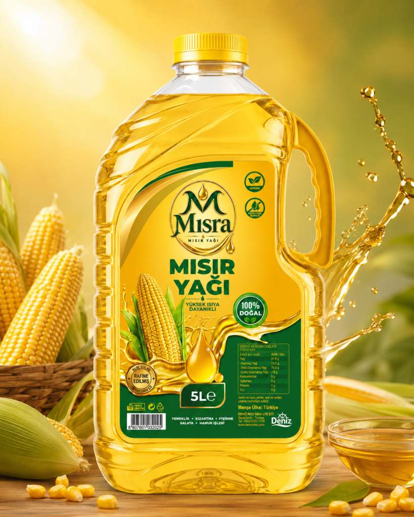 Misra Mısır Yağı Ambalaj Tasarımı – Bir Tık Logo tarafından hazırlanan tekli portfolyo çalışması