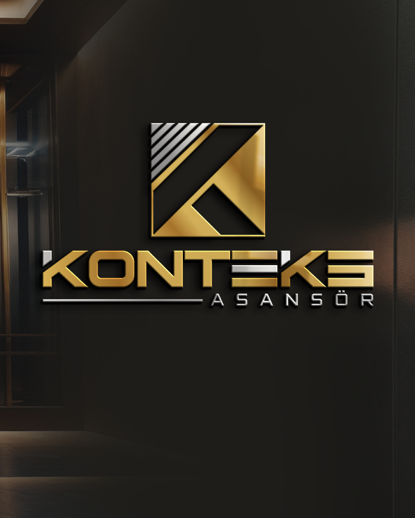 KONTEKS Asansör Logo Tasarımı – Bir Tık Logo tarafından hazırlanan tekli portfolyo çalışması