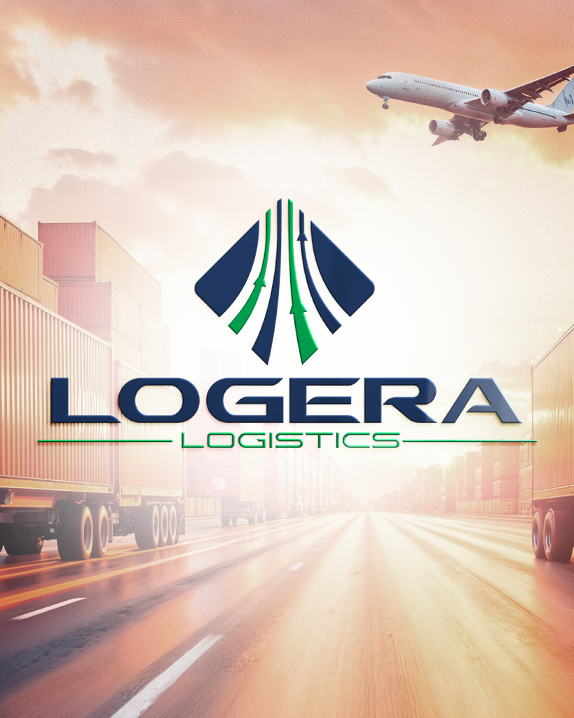 Logera Logistics Logo Tasarımı – Bir Tık Logo tarafından hazırlanan tekli portfolyo çalışması