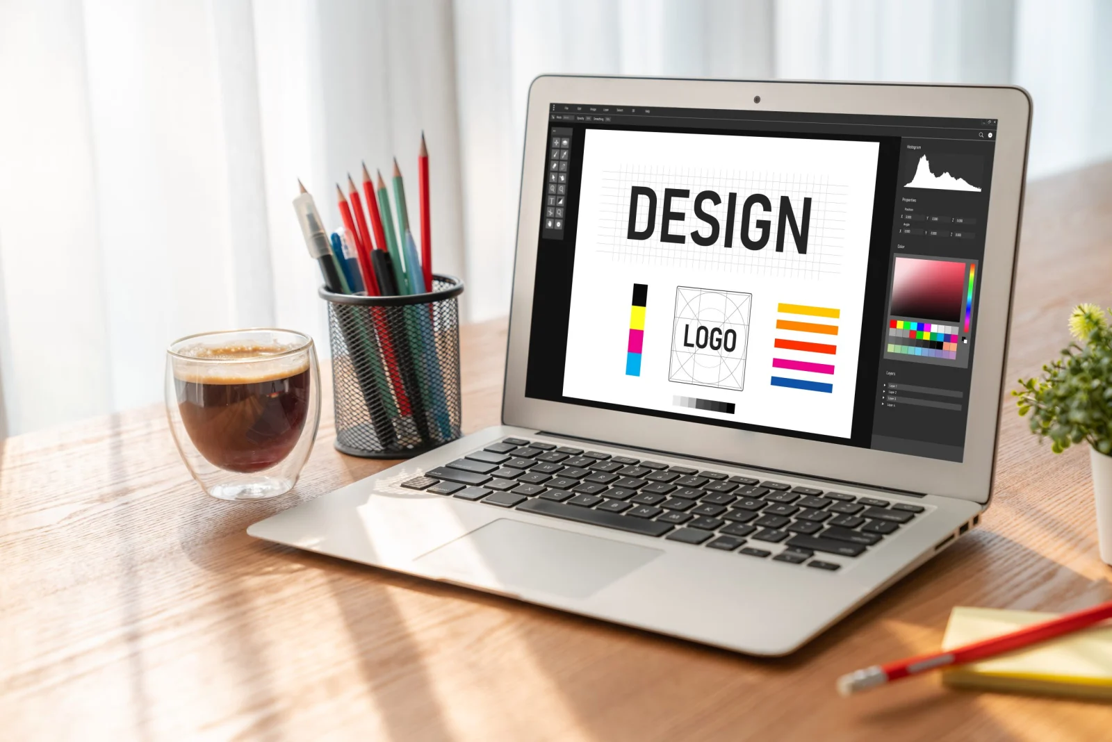 Web ve reklam tasarımı hazırlanan profesyonel grafik tasarım yazılımı