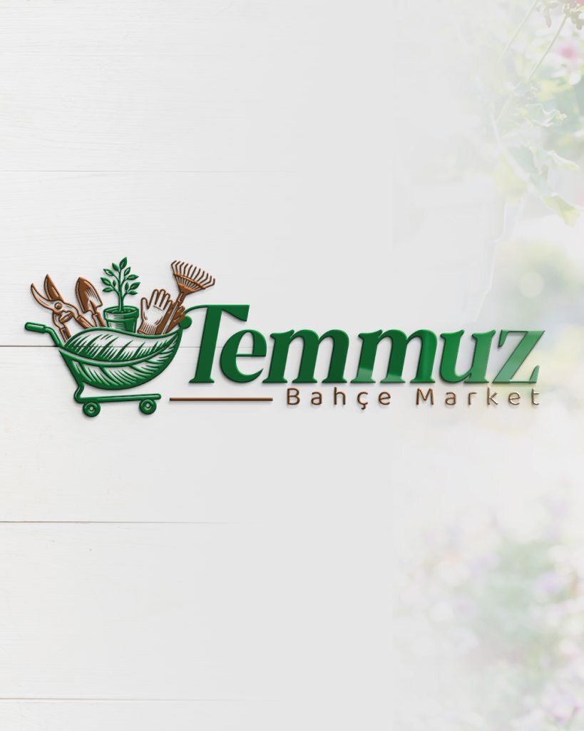 Temmuz Bahçe Market Logo Tasarımı – Bir Tık Logo tarafından hazırlanan tekli portfolyo çalışması
