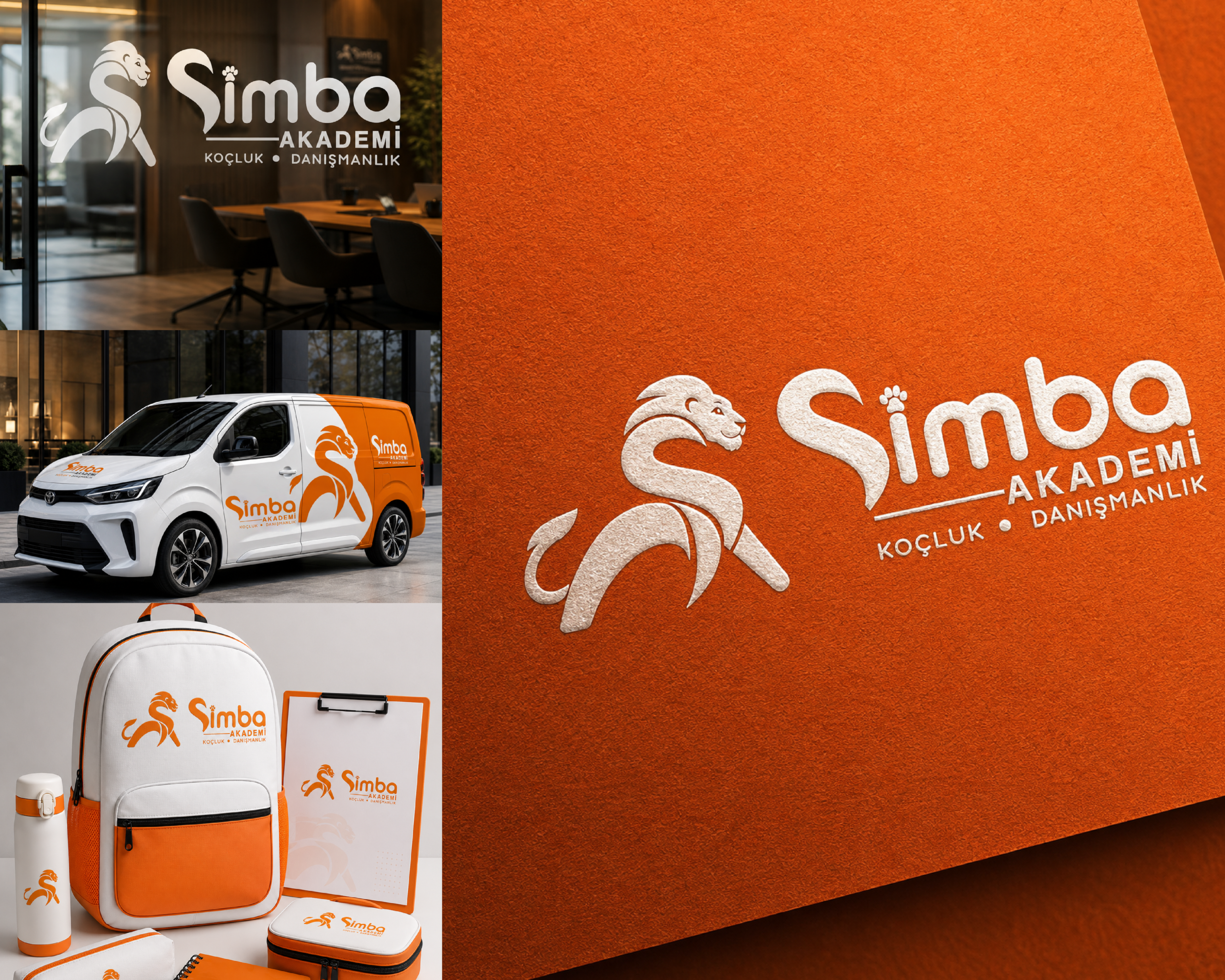 Simba Akademi Kurumsal Kimliği proje kapak görseli