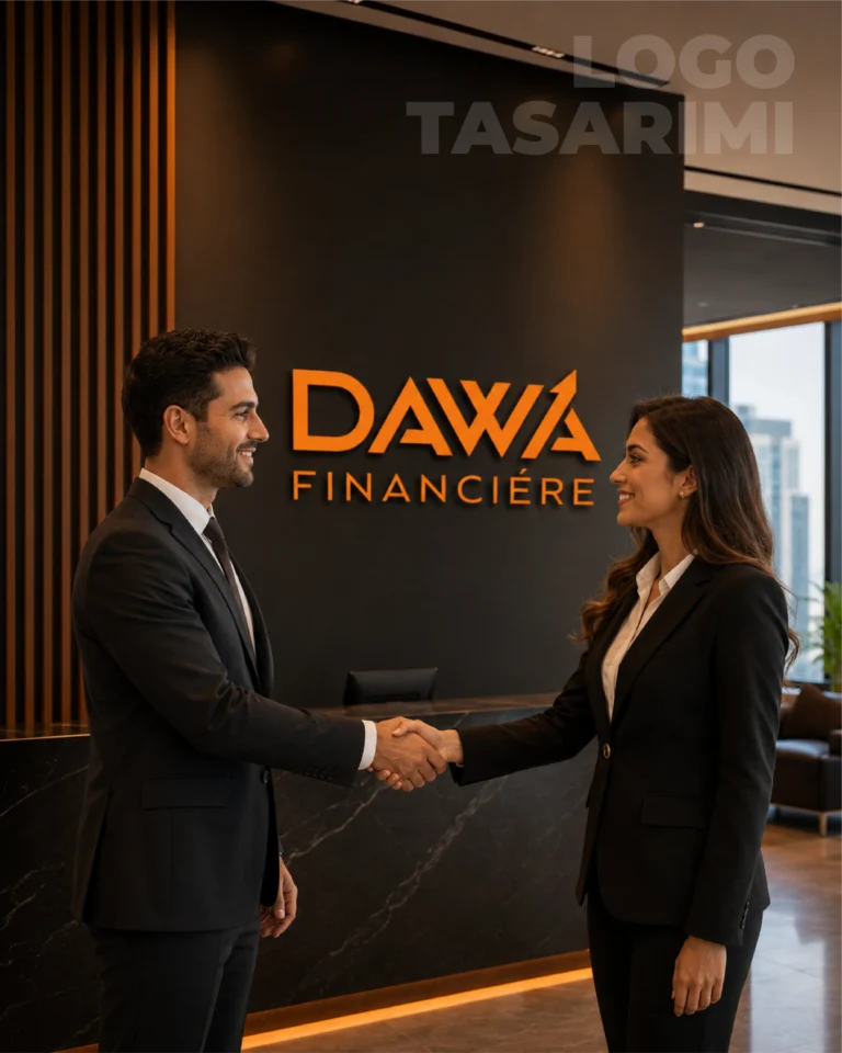 DAWA Financière kurumsal kimlik, bina tabelası ve araç giydirme tasarımı proje kapağı