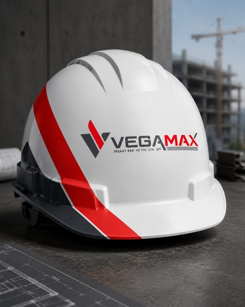 VEGAMAX İnşaat Marka Kimliği profesyonel marka uygulama görseli 4