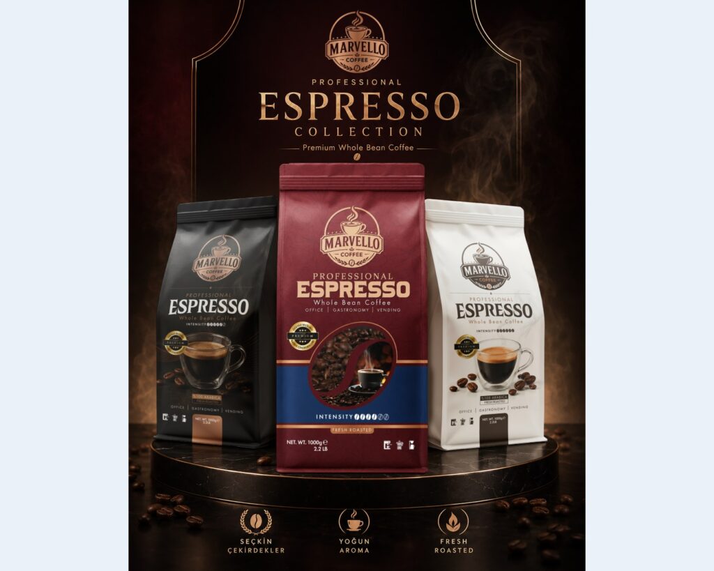Marvello Coffee Ambalaj ve Marka Tasarımı proje kapağı